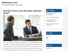 Tablet Screenshot of dailysquee.com
